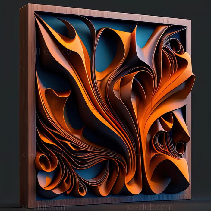 3D model st abstract art (STL)